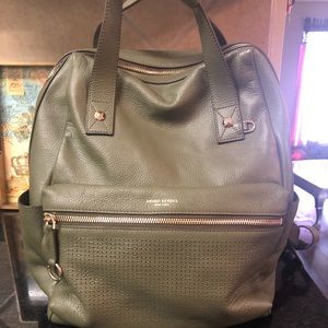 Henri Bendel Leather Backpack